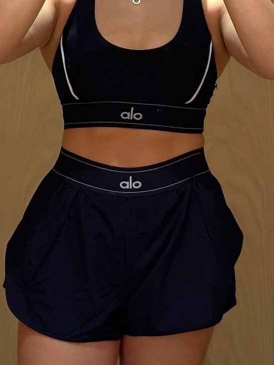 ALO Yoga Pants - 🖤Alo Athleisure sports shorts black simple high-end casual wear